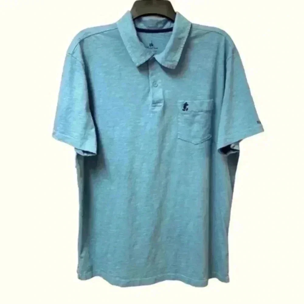 Disney Parks Disneyland Blue Polo Shirt Short Sleeve Medium